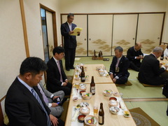 例会終了後の懇親会開始