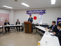 ゲストスピーカーとして津島警察の方をお迎えしました