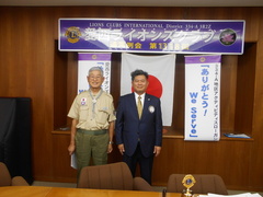 助成金贈呈　ボーイスカウトさま