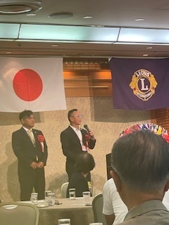 会員増強委員長L犬飼将清挨拶