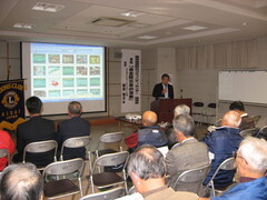 開会式の後は昨年お手伝いいただいた栗田様の講演がありました