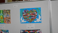 愛西ＬＣから推薦の平和ポスターが展示されていました