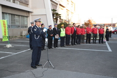 津島警察署で解散式を行いました