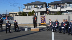 地区ガバナーＬ加藤史典にも駆けつけていただきました