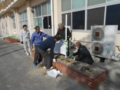 看板が出来たので設置します