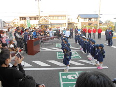 園児による交通安全宣言！