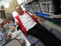 献血中　Ｌ中島一彦