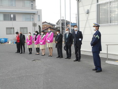 津島署で解散式を行いました。