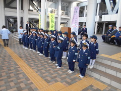 市江保育園の皆さんのよる交通安全宣言