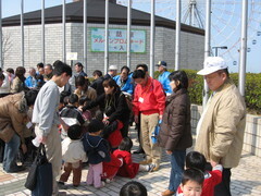 開会式後、各アトラクションへ移動