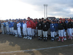 愛西市のスポーツ少年団の子供達